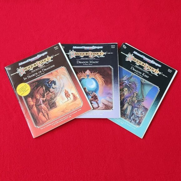 Dragonlance Advanced Dungeons & Dragons Module Adventure Set 1989 - Picture 14 of 14